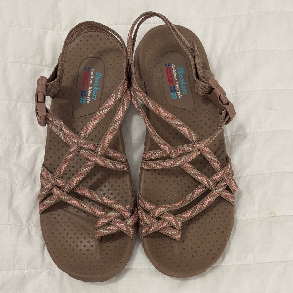 Skechers Women's Brown Strappy Sandals